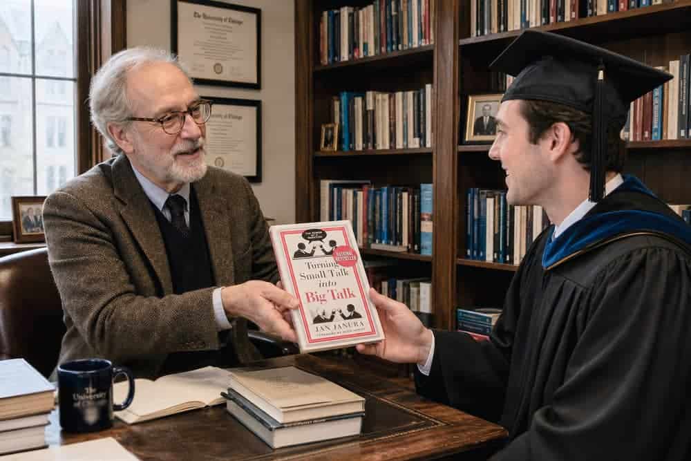 a graduate and professor
